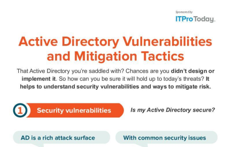 Active Directory Vulnerabilities and Mitigation Tactics