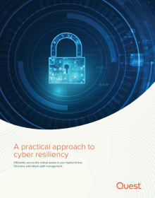 A practical approach to cyber resiliency