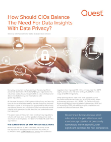 How Should CIOs Balance The Need For Data Insights With Data Privacy?