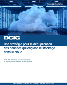 Une stratégie pour la déduplication ade des données qui englobe le stockage dans le cloud