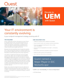 A Hybrid UEM Solution for an Evolving IT Environment