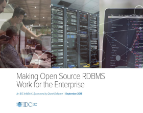IDC InfoBrief: Making Open Source RDBMS Work for the Enterprise