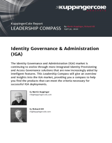 KuppingerCole 2020 Leadership Compass Identity Governance & Administration 