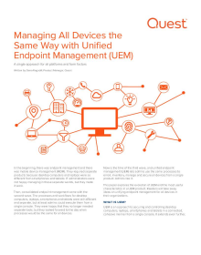 Managing All Devices with Unified Endpoint Management (UEM)