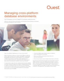 Managing Cross-Platform Database Environments
