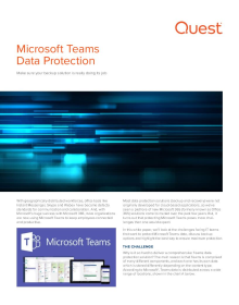 Data Protection for Microsoft Teams