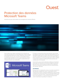 Protection des données pour Microsoft Teams