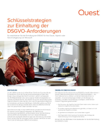 Schlüsselstrategien zur Einhaltung der DSGVO-Anforderungen