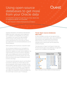 Using Open-Source Databases to Get More From Your Oracle Data