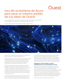 Uso del ecosistema de Azure para sacar el máximo partido de sus datos de Oracle