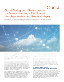 Cloud-Tiering und Objektspeicher zur Datensicherung – Der Spagat zwischen Kosten und Gesch...