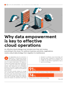 Why data empowerment is key to effective cloud operations