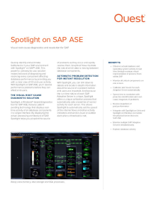 Spotlight on SAP ASE