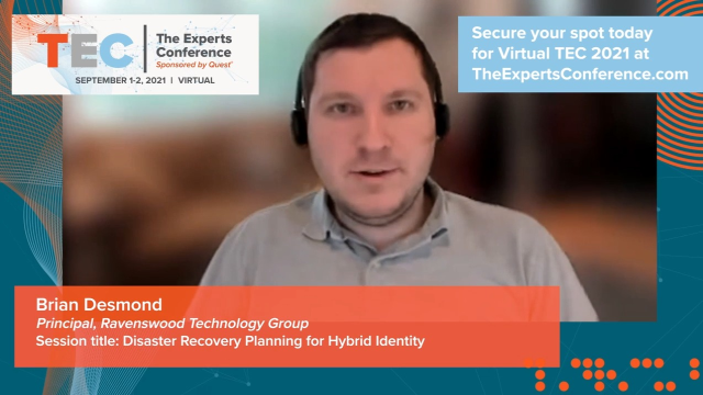 Disaster Recovery Planning for Hybrid Identity